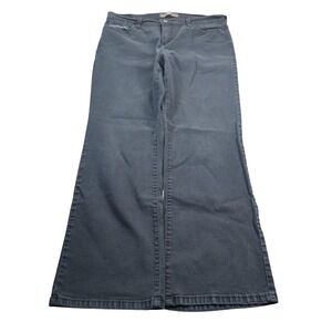 Levis 512 Perfectly Slimming Bootcut Jeans Womens‎ 14M Gray Charcoal Denim